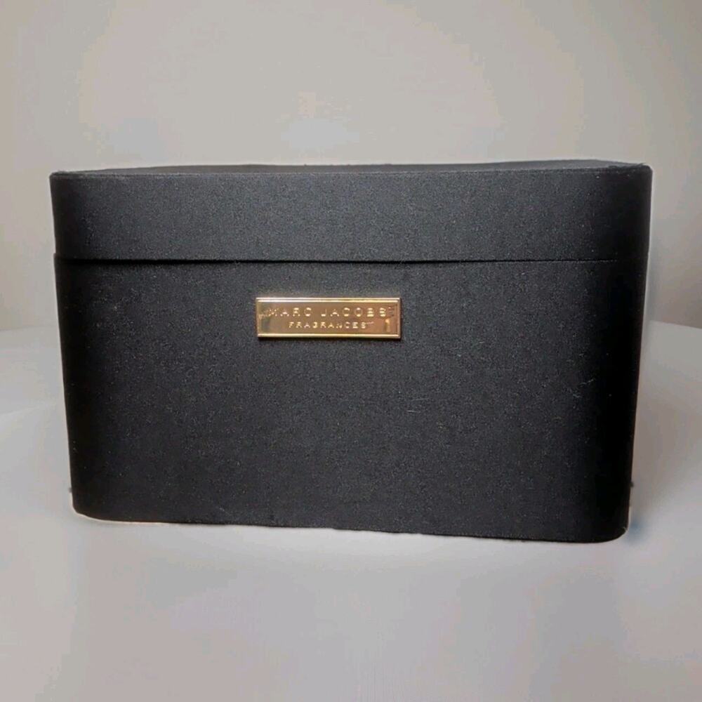 Cosmetic Toiletry Makeup Storage Marc Jacobs Fragrances Black Case Empty Box